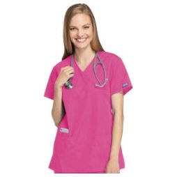 Cherokee Work Wear Flex Mock Wrap scrub top