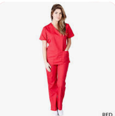 Red Standard Scrub Set